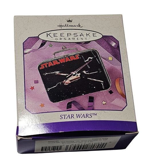 Hallmark Keepsake Star Wars Mini Lunch Box Christmas Tree Ornament 1998 with Box - Picture 9 of 11